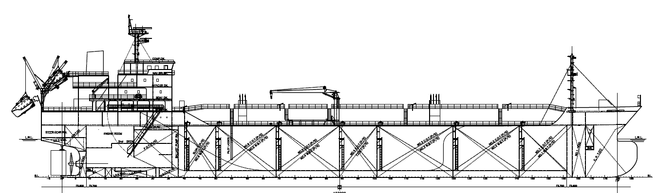 Stern Landing Cargo Vessel